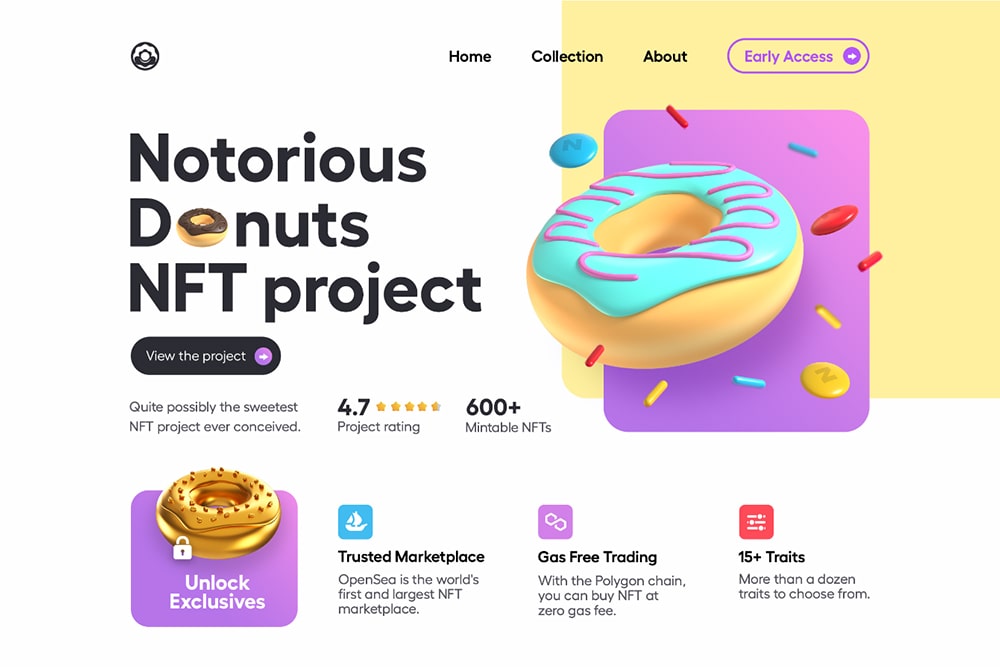 NFT Landing Page